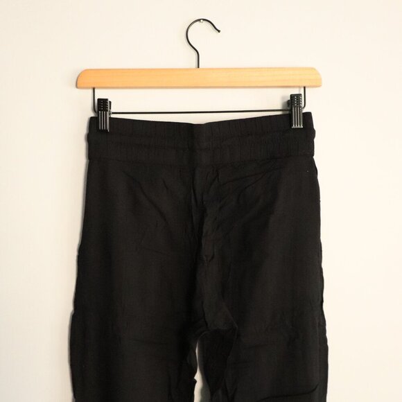 TNA Women's Sz XS Black Straight Leg Pull On Stretch Pocket Casual Lounge Pants - Picture 6 of 11
